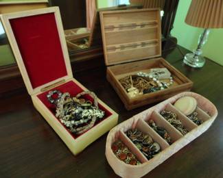 There will be one area with costume jewelry for you to look thru