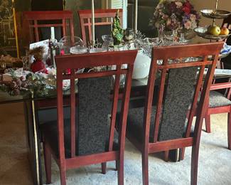 Dining room table and chairs 
