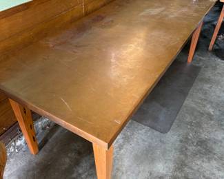 Copper top table 