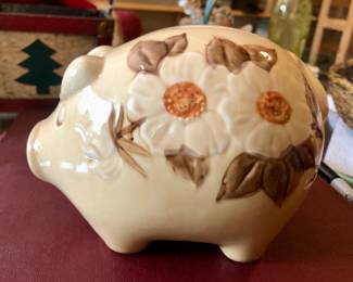 Franciscan Cafe Royal pattern vintage piggy bank collectable.