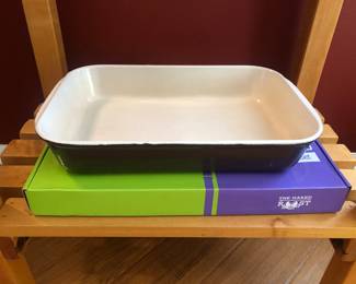 Le Creuset Lasagna Pan and a Charcuterie Board.