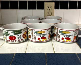 Vintage Soup Mugs