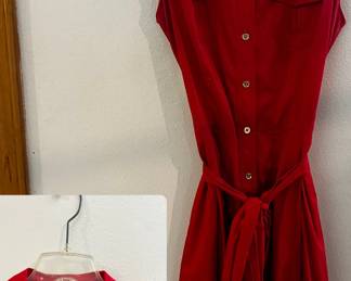 Red Ralph Lauren Dress - Size 10