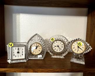 Crystal Desk Clocks