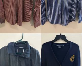 Ralph Lauren Women Button Downs, Jacket, and Cardigan. A TON More Ralph Lauren Jackets and Button Downs Included in the Sale!