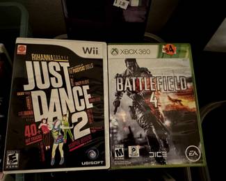 Just Dance 2 Wii Game and Battlefield 4 XBOX 360 Game