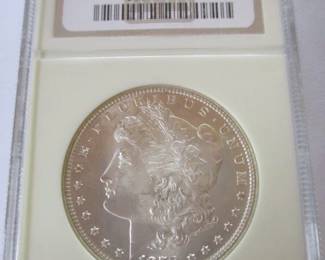 Morgan Silver Dollar "Graded"
