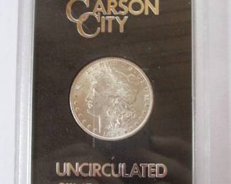 Morgan Silver Dollar "1881CC"