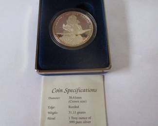 Heroes of the Battle of Britian Coin "Troy Ounce .999"