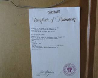 Paul Cezanne Etching " Bust of a Girl"