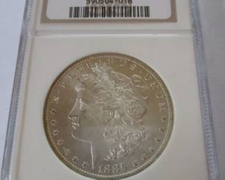 Morgan Silver Dollar "Graded"