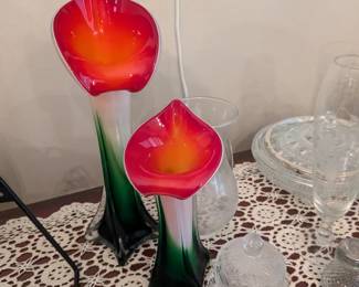 Art glass vases