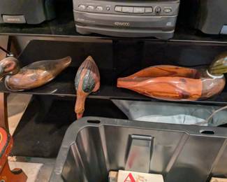 Wooden ducks