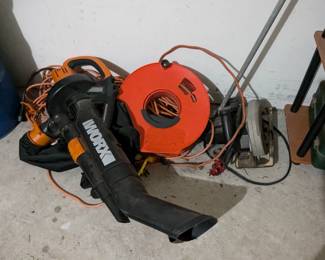 Blower and extension cord