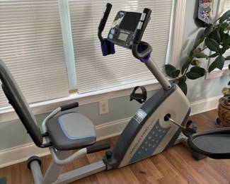 weslo pro recumbent exercise bike 