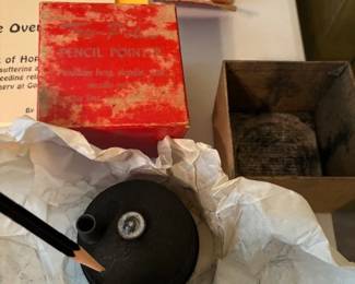 antique pencil sharpener