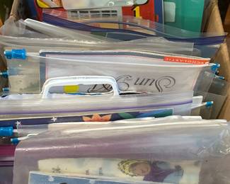 Lots of great Books with audio tapes, and a couple with CDs. 