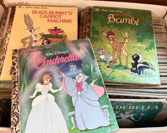 ALL kinds of vintage Golden Books-Big, Shaped, Sturdy and more. Stories, characters, fairy tales and more!