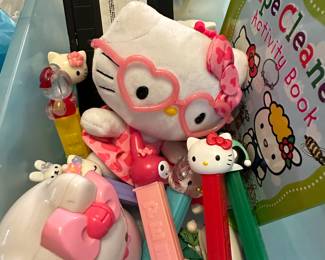 Hello Kitty! Got lots of other vintage Pez dispensers too!