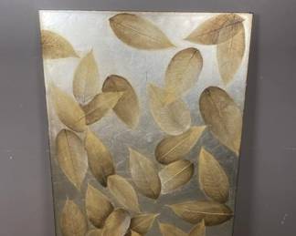 Lot 404 | Leaf Print On Canvas
