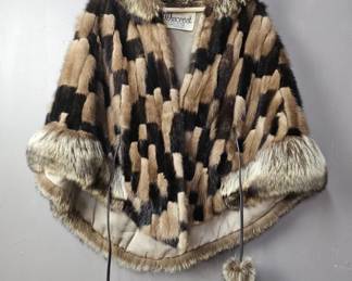 Lot 182 | Vintage Wincrest Mixed Fur Cape
