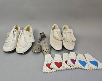 Lot 183 | Vintage Golf Shoes, Shoe Trees, and Kilties
