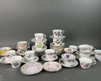 Lot 427 | Large Lot of Tea Cups & Saucers
