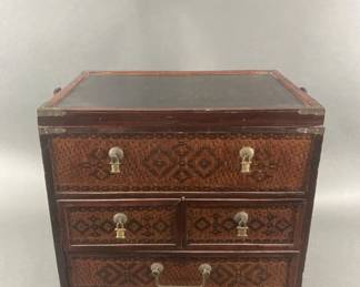 Lot 132 | Vintage Chinese Portable Wedding Side Chest
