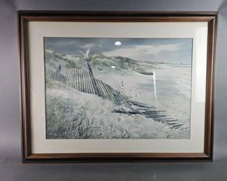 Lot 512 | Vintage Carolyn Blish " Lone Gull" Print
