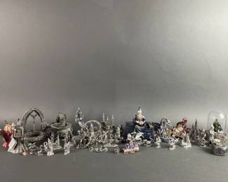 Lot 24 | Collection of Pewter Dragons & More
