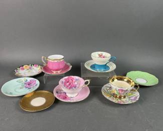 Lot 429 | Aynsley, Paragon, Royal Albert & Rosina Tea Cups
