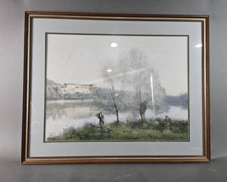 Lot 528 | Vtg Corot "Ville-d’Avray" Framed Print
