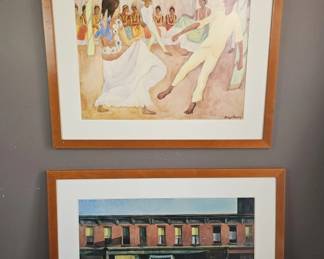 Lot 541 | Vtg Diego Rivera & Edward Hopper Framed Prints

