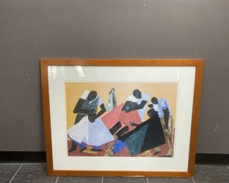 Lot 524 | Vintage Jacob Lawrence " Barber Shop" Print
