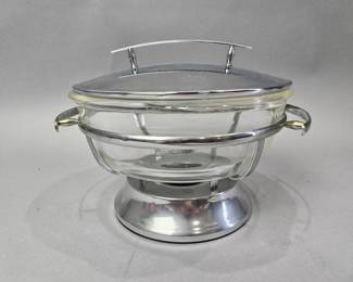 Lot 166 | Fire King Anchor Hocking Chafing Dish
