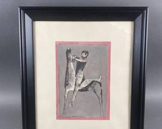 Lot 430 | Marino Marini Italian Modern Cubism Litho
