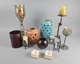 Lot 407 | Vintage Candle Holders, Lanterns & More!
