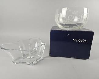 Lot 78 | Vintage Mikasa Crystal Bowls
