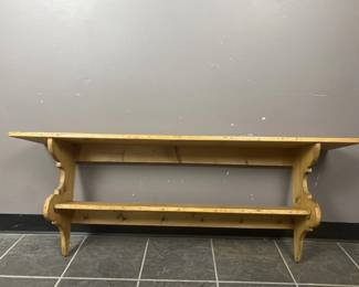 Lot 410 | Large Vintage Wall Shelf
