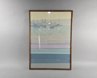 Lot 489 | Vintage Framed Signed Sullivan Lithograph
