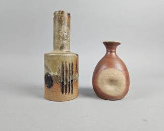 Lot 338 | Vintage Abstract Axella & Signed Sake Pottery
