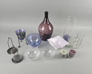 Lot 76 | Vintage Mikasa Bowl, Purple Decor & More!
