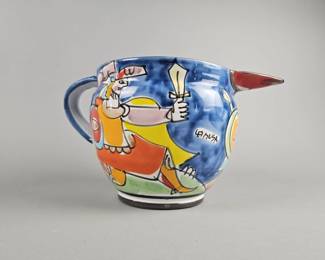 Lot 381 | Vintage La Musa Pottery Pitcher
