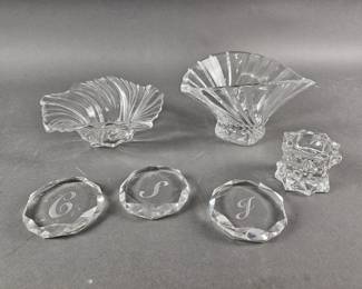 Lot 238 | Initial Paper Weights and Cut Crystal
