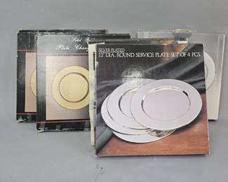 Lot 188 | Silver Plate and Gold Brass Plates
