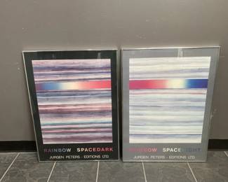 Lot 495 | 2 Jurgen Peters Rainbow Space Posters
