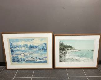 Lot 515 | 2 Framed Nautical Prints
