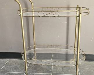 Lot 193 | Oval Wheeled Serving Cart

