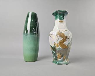 Lot 155 | Vintage Aito China Japanese Dragon Vase & More!

