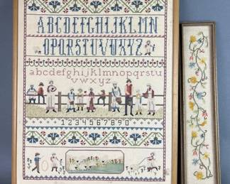 Lot 390 | Cross-stitch Samplers
